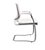 Cadeira Beezi Aproximacao  S  Cromado Encosto E Assento Branco - Imagem 2