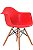 Cadeira Fixa Eifell Em Pp Com Pe De Madeira Vermelho - Imagem 5