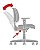 Cadeira Premium Executiva Backsystem Preta Com Braço 3D - Imagem 8