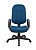 Cadeira Operativa Presidente Giratoria Com Relax E Braço Corsa Revestida Em Poliester Azul - Imagem 1