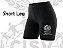 Shorts leg PRETO LYCRA logo CISV - Imagem 1