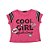 Blusa Infantil Feminina Cool Girl Pink - Vic & Vicky - Imagem 1