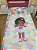 Lençol afro com elástico menina de trança - Imagem 1
