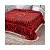 Colcha Chenille Jolitex Com Franja Casal 2,20x2,40m Vermelha - Imagem 1