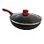 Panela Wok Super Antiaderente 24cm Tampa Vidro Cabo Soft - Imagem 1