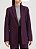 Blazer Linho Reto Alongado Fórum - Roxo Cabernet - Imagem 1