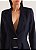 Blazer Forum Linho Alongado Azul Alya - Imagem 3
