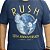 Camiseta Azul Rush 50TH Aniversary - Imagem 2