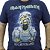 Camiseta Azul Plus Size Iron Maiden Powerslave - Imagem 2