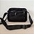 Bolsa nylon crossbody preta - Imagem 1