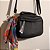 Crossbody preta em couro ecológico - Imagem 6