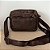 Bolsa nylon crossbody marrom - Imagem 1