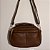 Crossbody marrom em couro ecológico - Imagem 1