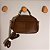 Crossbody marrom em couro ecológico - Imagem 4