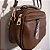 Crossbody marrom em couro ecológico - Imagem 3