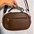 Crossbody marrom em couro ecológico - Imagem 6