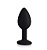 Plug Anal em Silicone Go Play Leo Pequeno Preto - 7,3 cm x 2,9 cm - Imagem 3