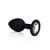 Plug Anal em Silicone Go Play Leo Pequeno Preto - 7,3 cm x 2,9 cm - Imagem 1