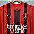 Nova Camisa Milan 1 Vermelha e Preta Torcedor Masculina 2021/2022 - Imagem 3