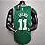 Regata Basquete NBA Boston Celtics Irving 11 Verde Edição Jogador Silk - Imagem 2