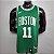 Regata Basquete NBA Boston Celtics Irving 11 Verde Edição Jogador Silk - Imagem 1
