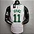 Regata Basquete NBA Boston Celtics Irving 11 Branca Edição Jogador Silk - Imagem 2