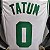 Regata Basquete NBA Boston Celtics Tatum 0 Branca Edição Jogador Silk - Imagem 6