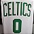 Regata Basquete NBA Boston Celtics Tatum 0 Branca Edição Jogador Silk - Imagem 3