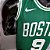 Regata Basquete NBA Boston Celtics Rondo 9 Verde Edição Jogador Silk - Imagem 4