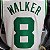 Regata Basquete NBA Boston Celtics Walker 8 Branca Edição Jogador Silk - Imagem 5