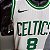 Regata Basquete NBA Boston Celtics Walker 8 Branca Edição Jogador Silk - Imagem 4