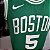 Regata Basquete NBA Boston Celtics Garnett 5 Verde Edição Jogador Silk - Imagem 3