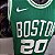 Regata Basquete NBA Boston Celtics Allen 20 Verde Edição Jogador Silk - Imagem 7