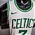 Regata Basquete NBA Boston Celtics Brown 7 Branca Edição Jogador Silk - Imagem 3