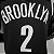Regata Basquete NBA Brooklyn Griffin 2 Preta Edição Jogador Silk - Imagem 9