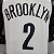 Regata Basquete NBA Brooklyn Griffin 2 Branca Edição Jogador Silk - Imagem 8