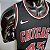 Regata Basquete NBA Chicago Bulls Jordan 45 Preta Edição Jogador Silk - Imagem 3