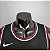 Regata Basquete NBA Chicago Bulls Jordan 45 Preta Edição Jogador Silk - Imagem 4
