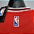 Regata Basquete NBA Chicago Bulls Jordan 23 Vermelha Edição Jogador Silk - Imagem 5