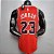 Regata Basquete NBA Chicago Bulls Jordan 23 Vermelha Edição Jogador Silk - Imagem 2