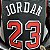 Regata Basquete NBA Chicago Bulls Jordan 23 Preta Edição Jogador Silk - Imagem 6