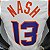 Regata Basquete NBA Phoenix suns Nash 13 Branca Edição Jogador Silk - Imagem 8