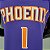 Regata Basquete NBA Phoenix suns Booker 1 Roxa Edição Jogador Silk - Imagem 5
