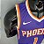Regata Basquete NBA Phoenix suns Booker 1 Roxa Edição Jogador Silk - Imagem 3