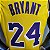 Regata Basquete NBA Lakers Bryant 24 Amarela Edição Jogador Silk - Imagem 6