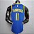 Regata Basquete NBA Golden State Warriors Thompson 11 Azul Edição Jogador Silk - Imagem 2