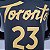 Regata Basquete NBA Toronto Raptors Vanvleet 23 Preta Edição Jogador Silk - Imagem 3