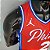 Regata Basquete NBA Philadelphia 76ers Embiid 21 Vermelha Edição Jogador Silk - Imagem 4