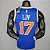 Regata Basquete NBA  New York Knicks Lin 17 Azul Edição Jogador Silk - Imagem 2
