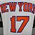 Regata Basquete NBA New York Knicks Lin 17 Branca Edição Jogador Silk - Imagem 5